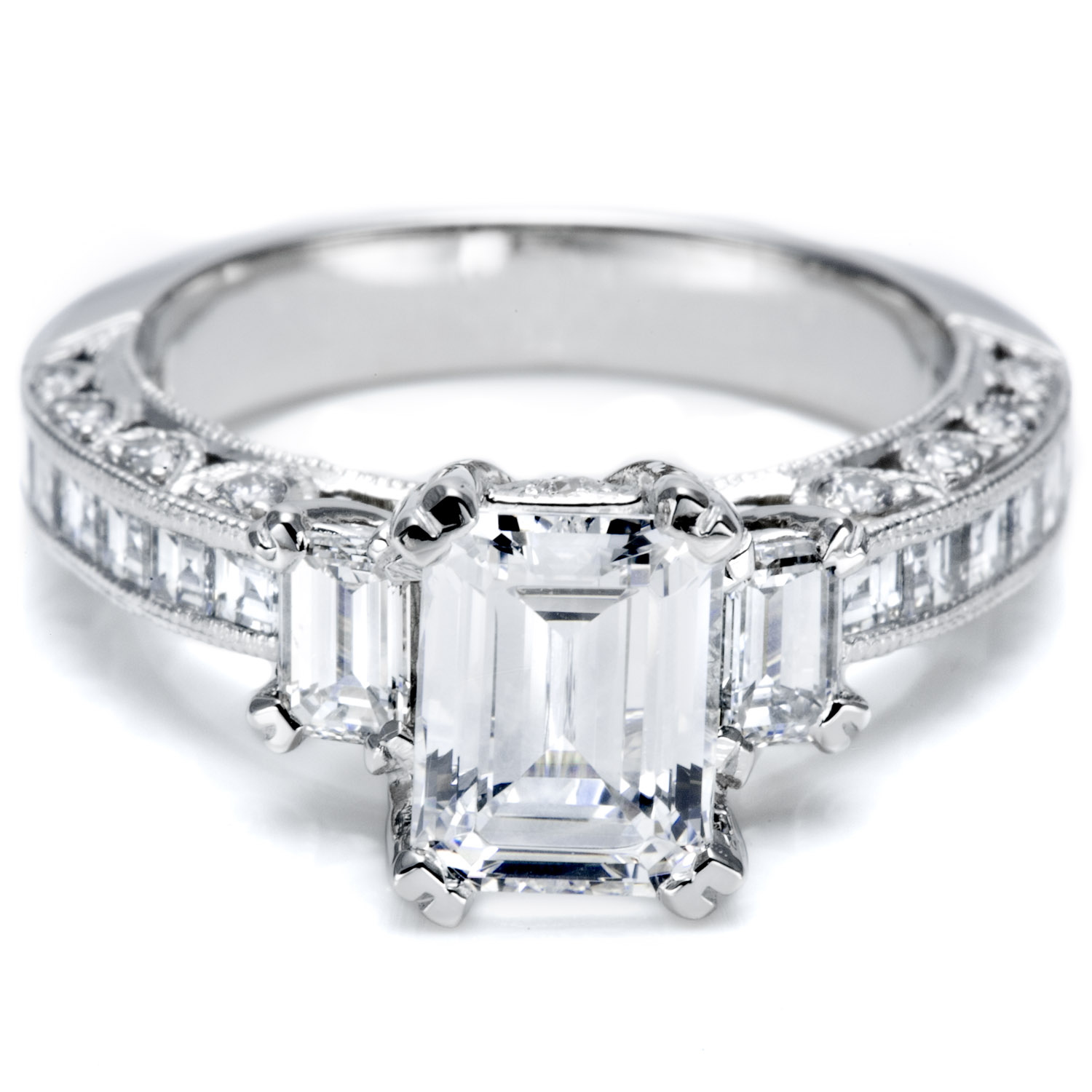 Emerald Cut Diamond Rings, Exquisite Beauty