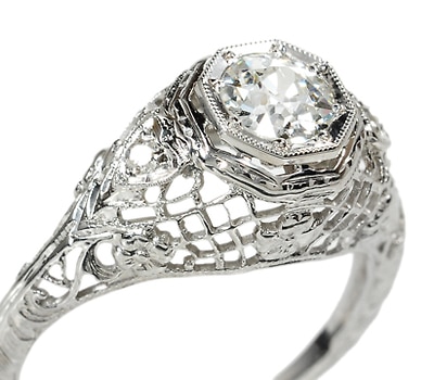 1920s Fashion Trends on Hot Fashion Trends  Antique Diamond Rings   The Diamond Authority