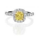 yellow diamond engagement ring