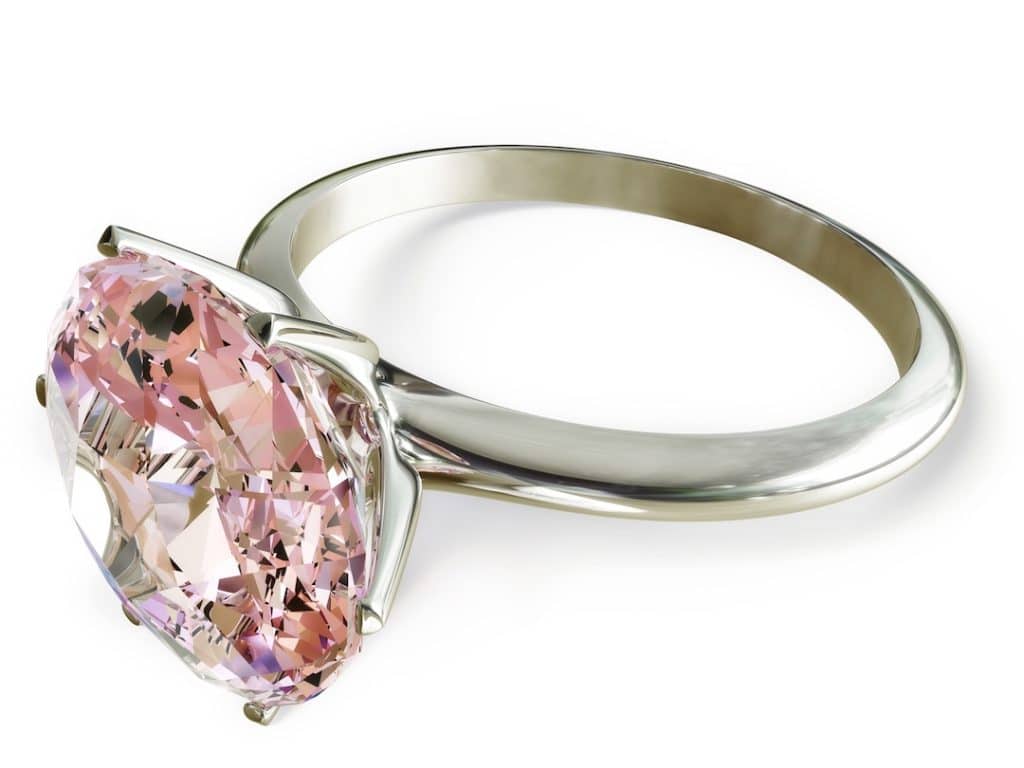 pink diamond engagement rings