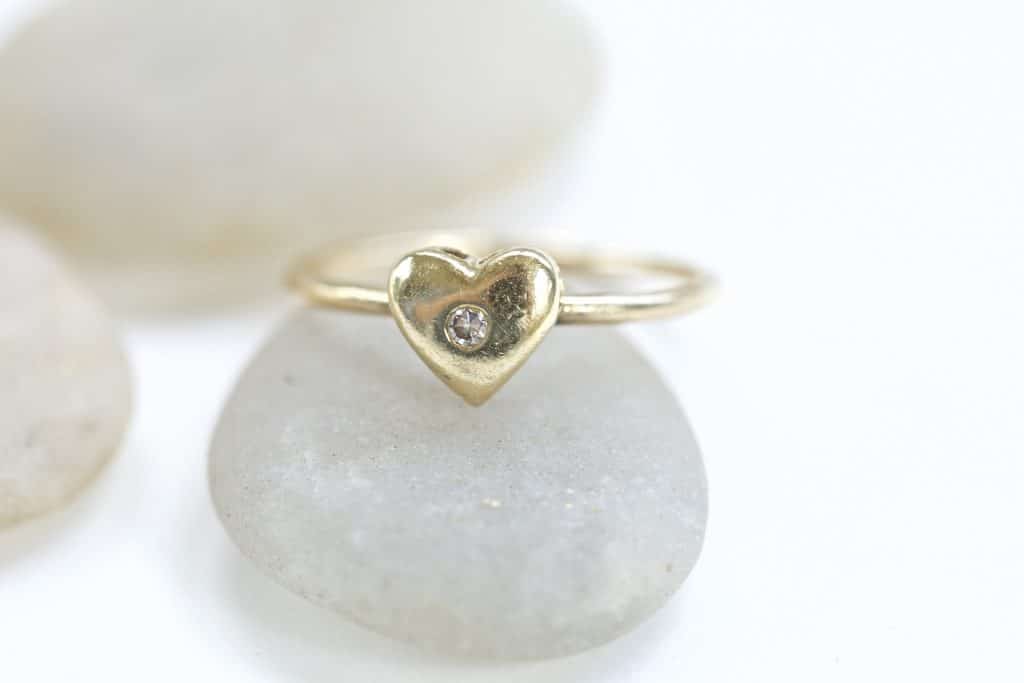 Heart Engagement Ring
