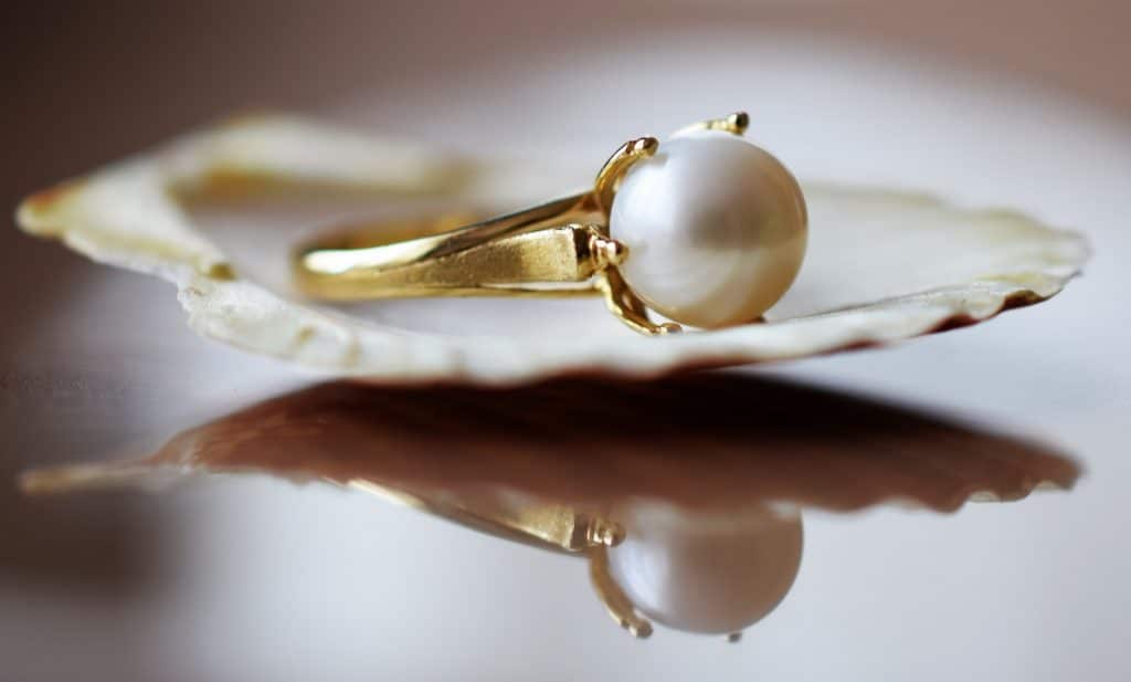 Pearl Engagement Rings