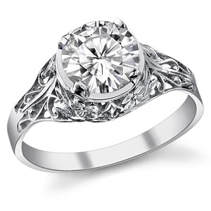 moissanite ring 