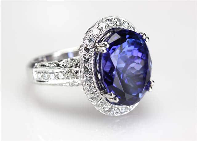 Platinum Sapphire Engagement Rings