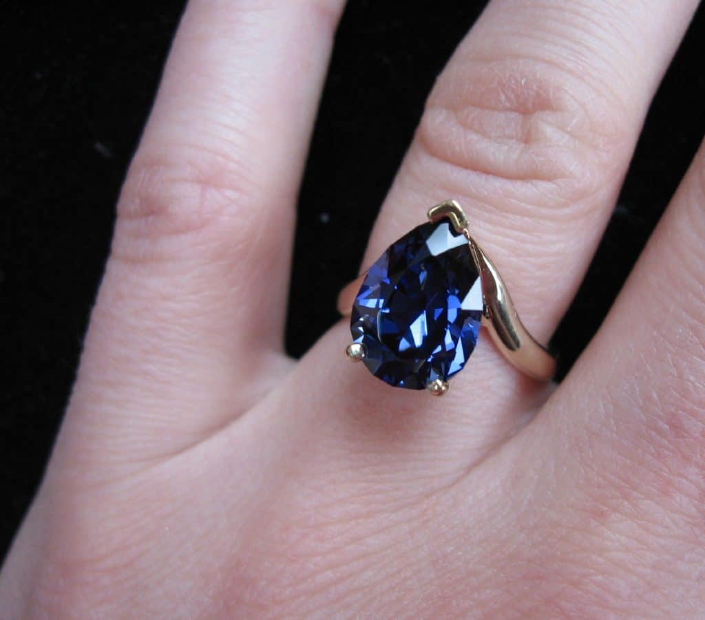 Platinum Sapphire Engagement Rings