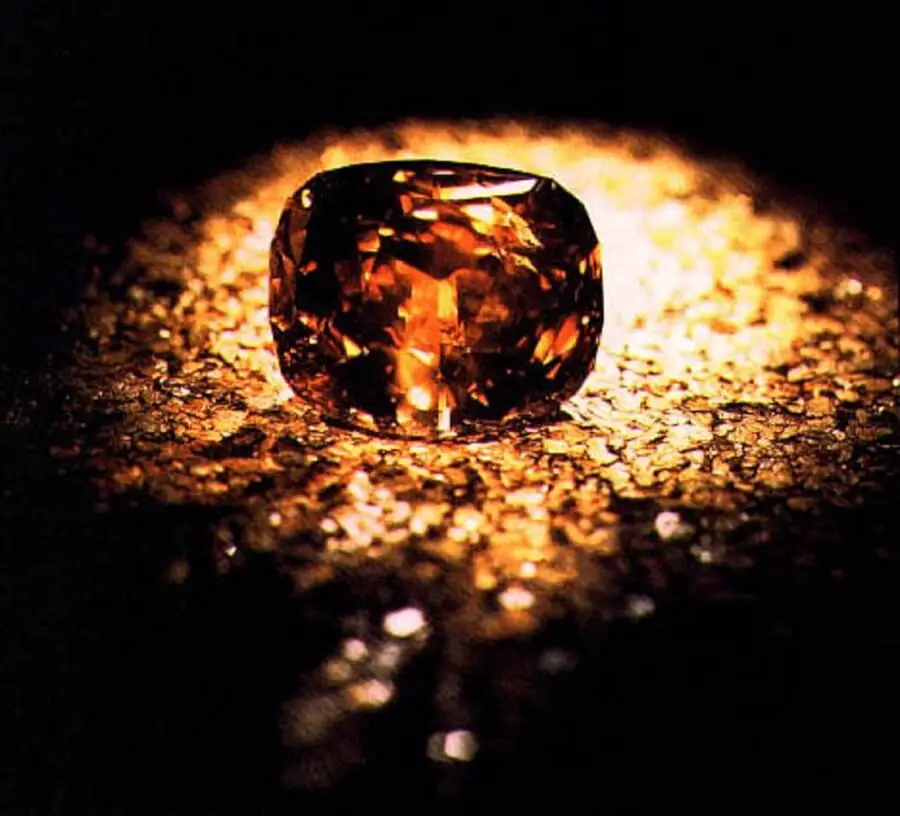 The Fiery Brown Golden Jubilee Diamond
