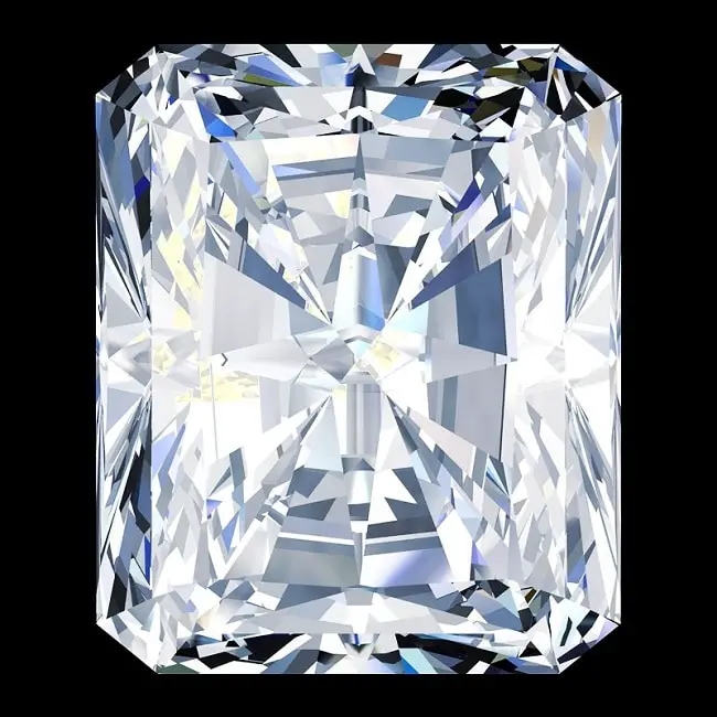 radiant shaped diamond