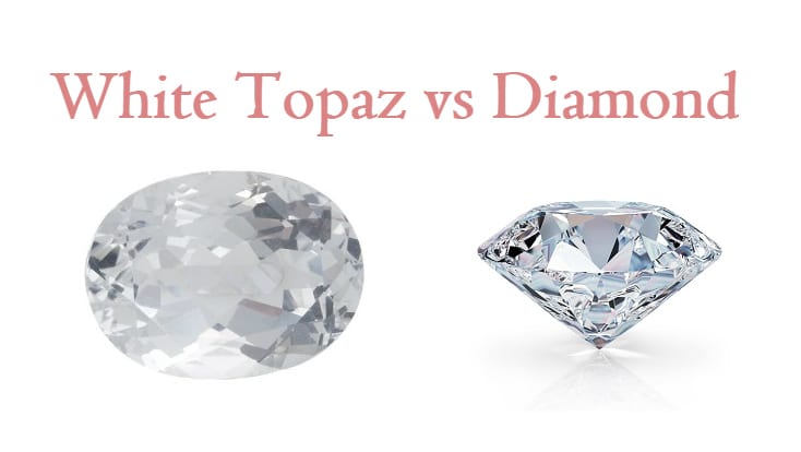 White Topaz vs Diamond