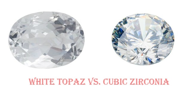 White Topaz vs Cubic Zirconia