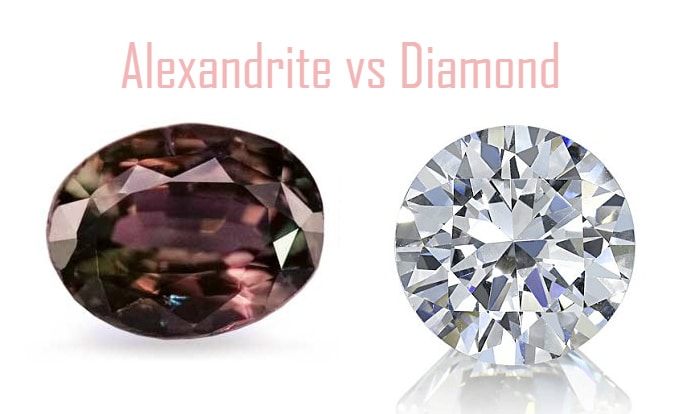 alexandrite vs diamond