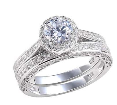 Newshe Wedding Rings for Women Engagement Ring