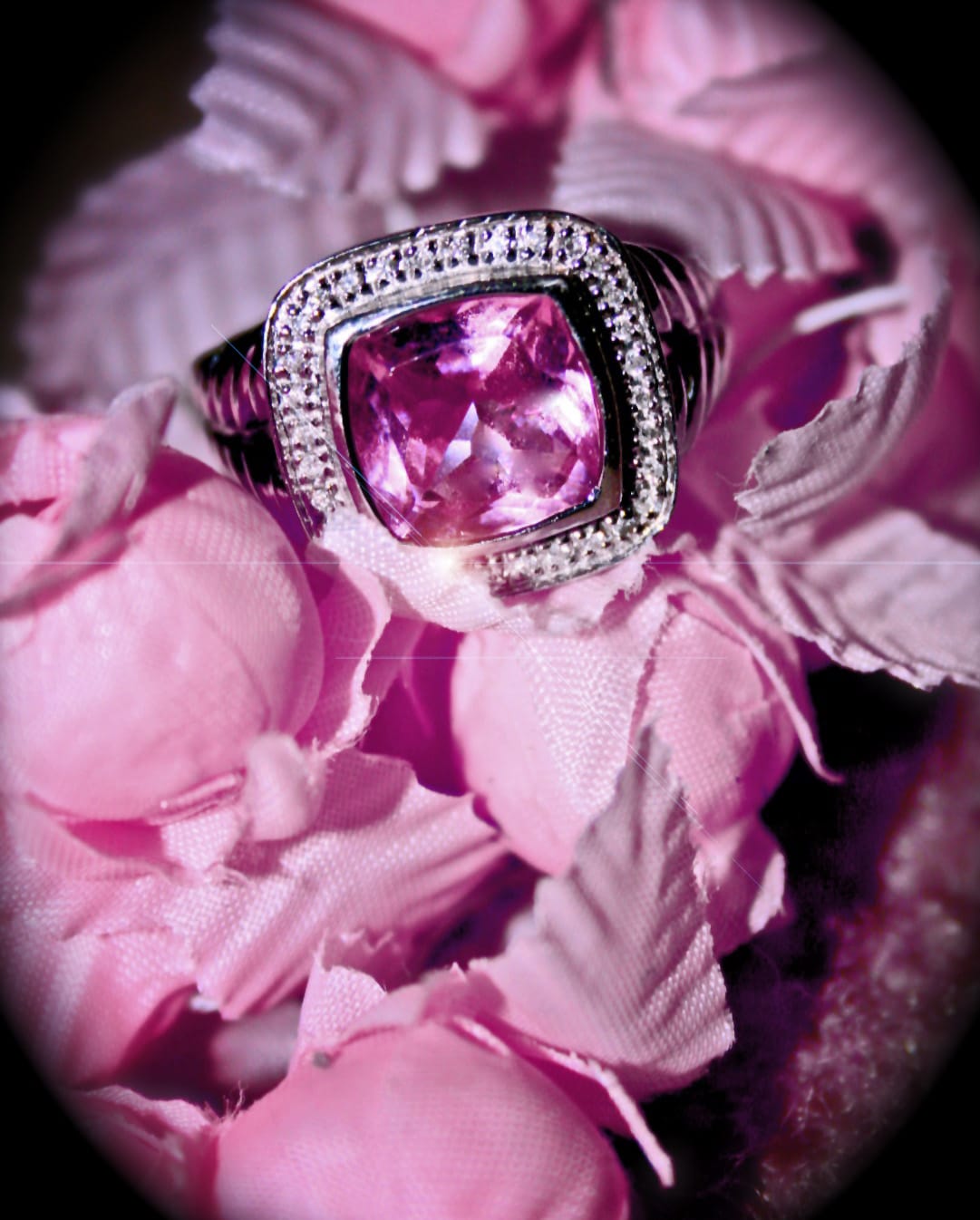 pink diamond ring