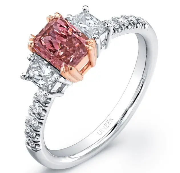Radiant-Cut Fancy Intense Pink