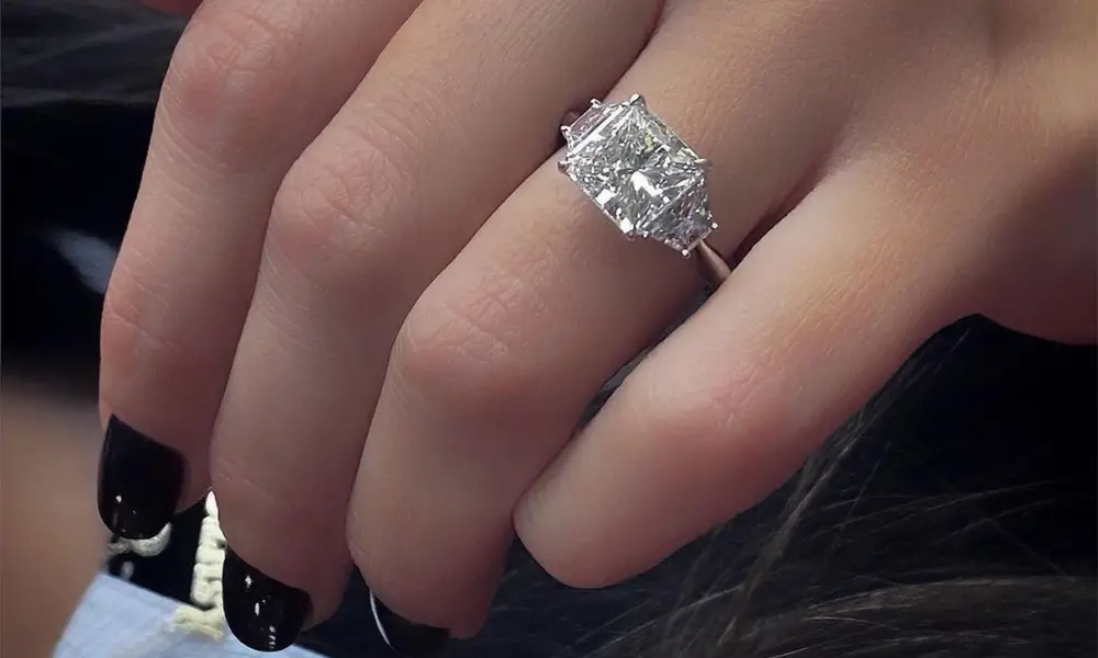 2 carat diamond princess cut ring