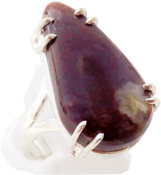 Ocean Jasper Ring, Women's Ring, Statement Ring, Designer Gemstone Ring, (Ring Size- 8 USA)