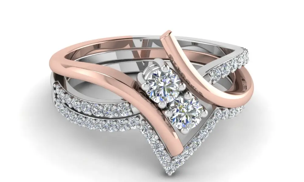 Celtic diamond ring