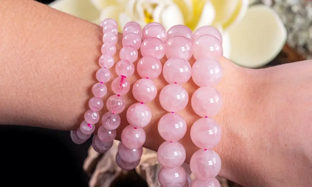 Rose Quartz Birthstone Bracelet